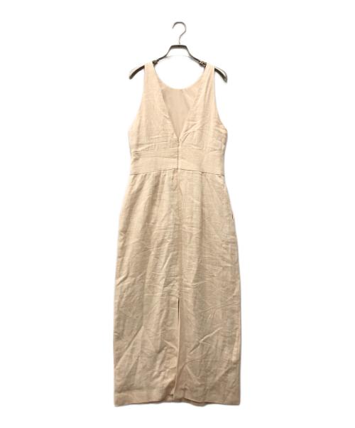 oll kyoto（オール キョウト）OLL KYOTO (オール キョウト) Bib Dress ワンピース ベージュ サイズ:02の古着・服飾アイテム
