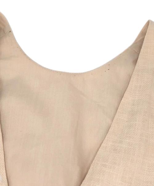 oll kyoto（オール キョウト）OLL KYOTO (オール キョウト) Bib Dress ワンピース ベージュ サイズ:02の古着・服飾アイテム