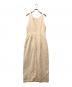 OLL KYOTO (オール キョウト) Bib Dress ワンピース ベージュ サイズ:02：7000円