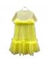 VIVIANO (ヴィヴィアーノ) Firsthand (ファーストハンド) Gatehered Tulle T-shirt イエロー サイズ:M：14000円