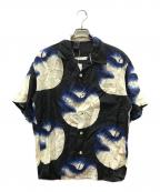 N.HOOLYWOODエヌ ハリウッド）の古着「APPLE ALOHA SHIRT」｜ブラック