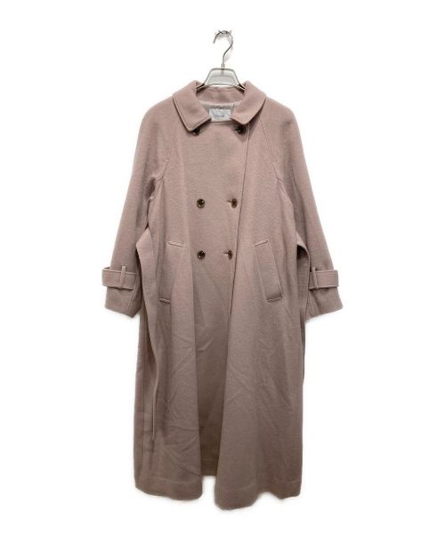 COHINA（コヒナ）COHINA (コヒナ) バックフレアウールコート ベージュ サイズ:regularの古着・服飾アイテム