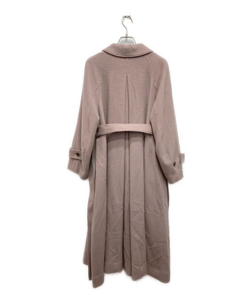 COHINA（コヒナ）COHINA (コヒナ) バックフレアウールコート ベージュ サイズ:regularの古着・服飾アイテム