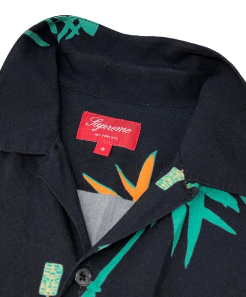 SUPREME（シュプリーム）Supreme (シュプリーム) Bamboo Shirt ブラック サイズ:Sの古着・服飾アイテム