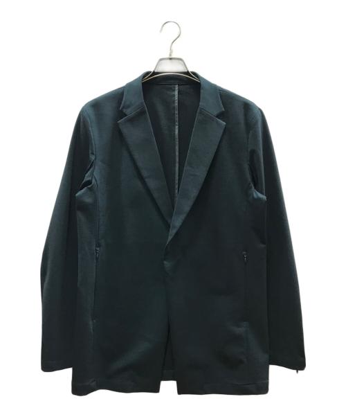 ATTACHMENT（アタッチメント）ATTACHMENT (アタッチメント) PONTE JERSEY FRONT FLY BLAZER ネイビー サイズ:2の古着・服飾アイテム