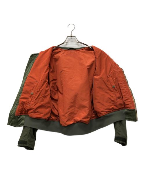 NIGEL CABOURN（ナイジェルケーボン）NIGEL CABOURN (ナイジェルケーボン) MA-1 モディファイド ジャケット グリーン サイズ:46の古着・服飾アイテム