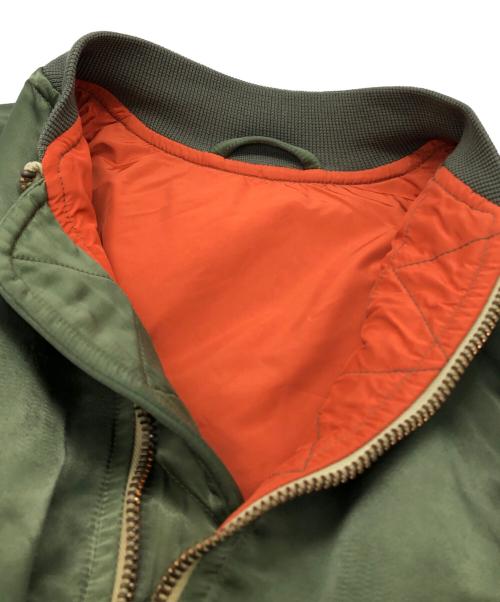 NIGEL CABOURN（ナイジェルケーボン）NIGEL CABOURN (ナイジェルケーボン) MA-1 モディファイド ジャケット グリーン サイズ:46の古着・服飾アイテム
