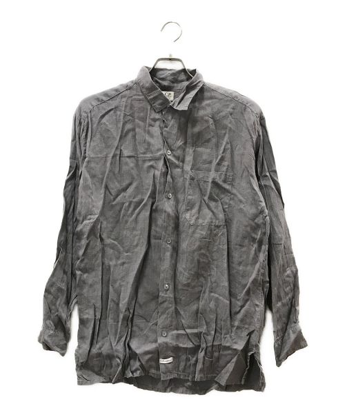 C.P COMPANY（シーピーカンパニー）C.P COMPANY (シーピーカンパニー) リネンシャツ グレー サイズ:3の古着・服飾アイテム