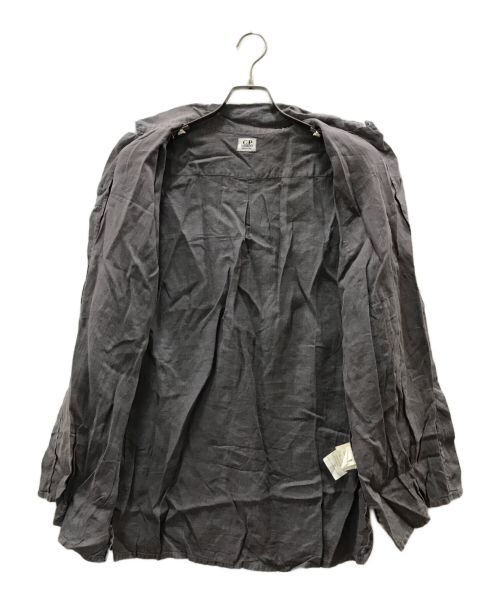 C.P COMPANY（シーピーカンパニー）C.P COMPANY (シーピーカンパニー) リネンシャツ グレー サイズ:3の古着・服飾アイテム