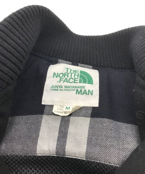 THE NORTH FACE（ザ ノース フェイス）THE NORTH FACE (ザ ノース フェイス) COMME des GARCONS JUNYA WATANABE MAN (コムデギャルソンジュンヤワタナベマン) TNF BCダッフル再構築 スタジャン ブラック サイズ:Mの古着・服飾アイテム