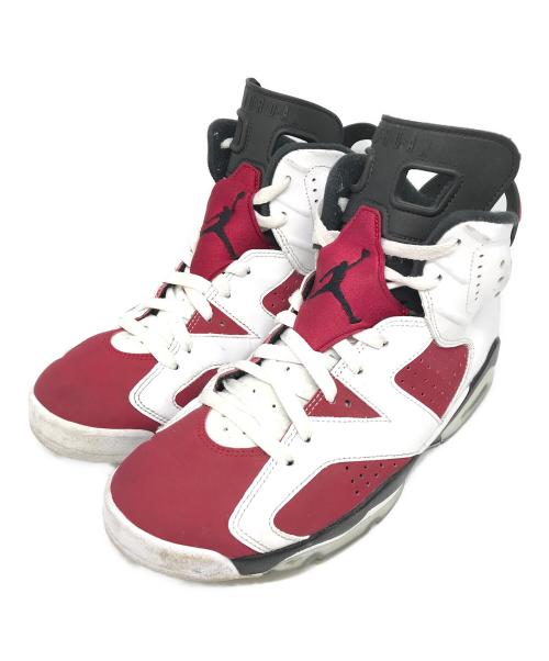NIKE（ナイキ）NIKE (ナイキ) AIR JORDAN 6 RETRO ホワイト×レッド サイズ:27cmの古着・服飾アイテム