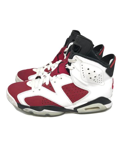 NIKE（ナイキ）NIKE (ナイキ) AIR JORDAN 6 RETRO ホワイト×レッド サイズ:27cmの古着・服飾アイテム
