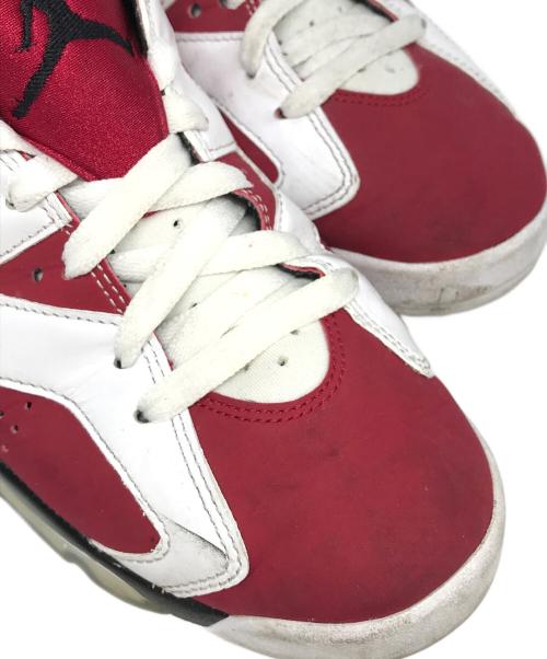 NIKE（ナイキ）NIKE (ナイキ) AIR JORDAN 6 RETRO ホワイト×レッド サイズ:27cmの古着・服飾アイテム