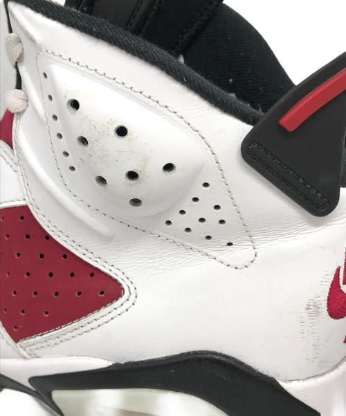 NIKE（ナイキ）NIKE (ナイキ) AIR JORDAN 6 RETRO ホワイト×レッド サイズ:27cmの古着・服飾アイテム