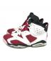 NIKE (ナイキ) AIR JORDAN 6 RETRO ホワイト×レッド サイズ:27cm：10000円