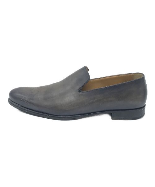 Berluti（ベルルッティ）Berluti (ベルルッティ) カーシヴ ガレ レザー ローファー グレー サイズ:7 1/2の古着・服飾アイテム