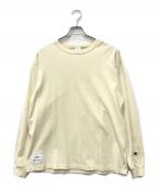Champion×WTAPSチャンピオン×ダブルタップス）の古着「ロングスリーブTシャツ」｜ベージュ