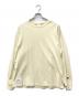 Champion（チャンピオン）の古着「ロングスリーブTシャツ」｜ベージュ