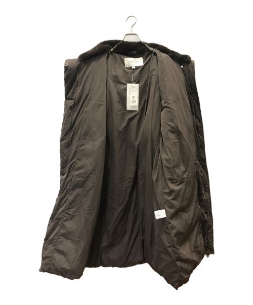 ELISABETTA FRANCHI（エリザベッタフランキ）ELISABETTA FRANCHI (エリザベッタフランキ) ベルト付ダウンコート グリーン サイズ:40の古着・服飾アイテム