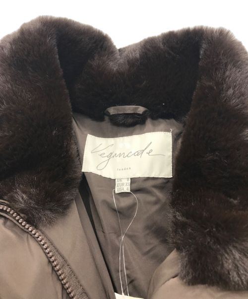 ELISABETTA FRANCHI（エリザベッタフランキ）ELISABETTA FRANCHI (エリザベッタフランキ) ベルト付ダウンコート グリーン サイズ:40の古着・服飾アイテム