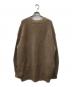 FRAMeWORK (フレームワーク) SUPER GEELONG片畦カーディガン ブラウン サイズ:FREE：12000円