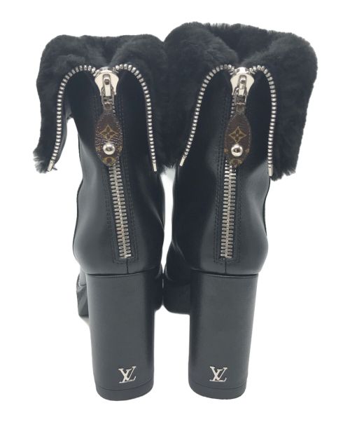 LOUIS VUITTON（ルイ ヴィトン）LOUIS VUITTON (ルイ ヴィトン) 2WAYアンクルブーツ ブラック サイズ:36 1/2の古着・服飾アイテム