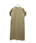 RIM.ARKリムアーク）の古着「Tuck sleeve long OP」｜ベージュ