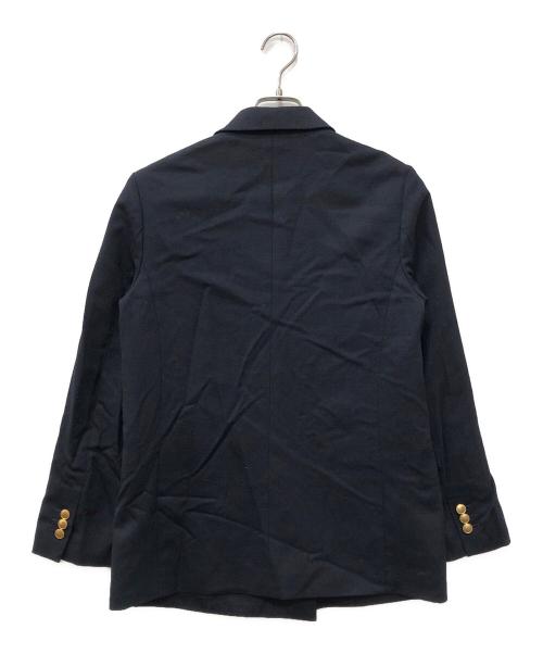 Spick and Span（スピック＆スパン）Spick and Span (スピックアンドスパン) ダブルクロスピークドラペルジャケット ネイビー サイズ:36の古着・服飾アイテム