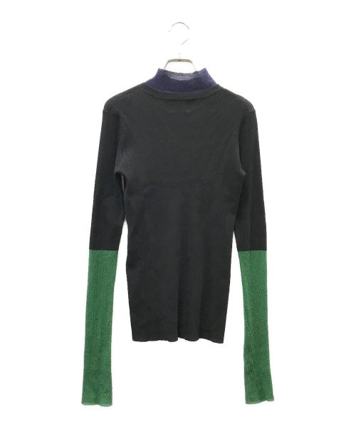 OMMO（オーエムエムオー）OMMO (オーエムエムオー) SHEER LAYERED TURTLE KT ネイビー サイズ:FREEの古着・服飾アイテム