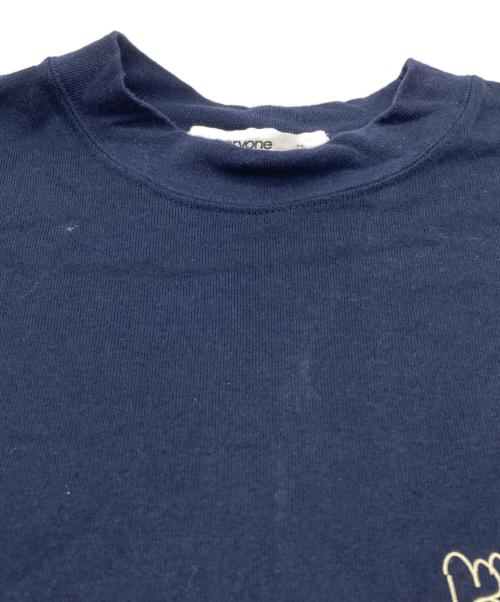 everyone（エブリワン）everyone (エブリワン) LOGO TEE ネイビー サイズ:Mの古着・服飾アイテム