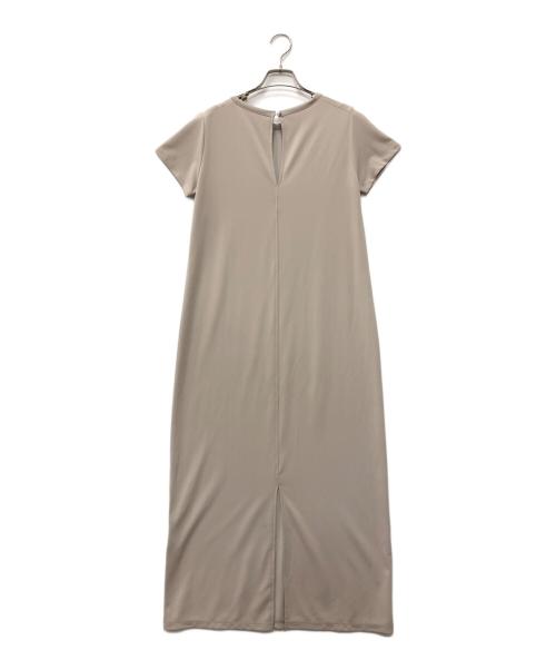 Whim Gazette（ウィムガゼット）Whim Gazette (ウィムガゼット) ストレッチポンチワンピース グレー サイズ:Fの古着・服飾アイテム