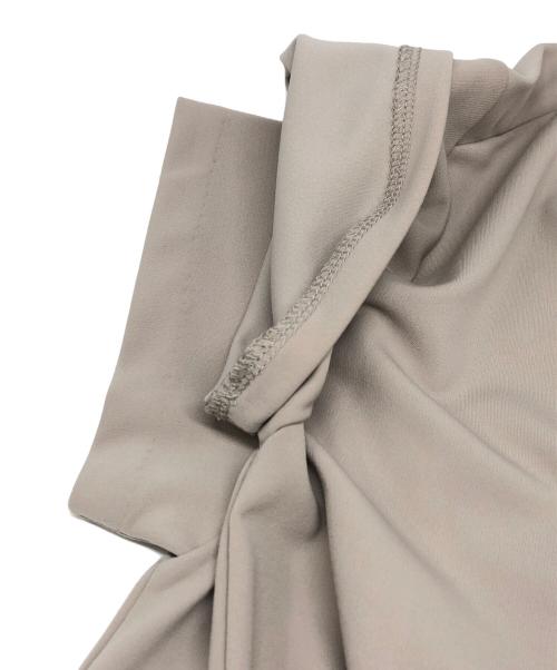 Whim Gazette（ウィムガゼット）Whim Gazette (ウィムガゼット) ストレッチポンチワンピース グレー サイズ:Fの古着・服飾アイテム