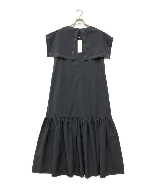 #Newans（ハッシュニュアンス）#Newans (ハッシュニュアンス) セーラーカラーティアードワンピース ネイビー サイズ:1 未使用品の古着・服飾アイテム