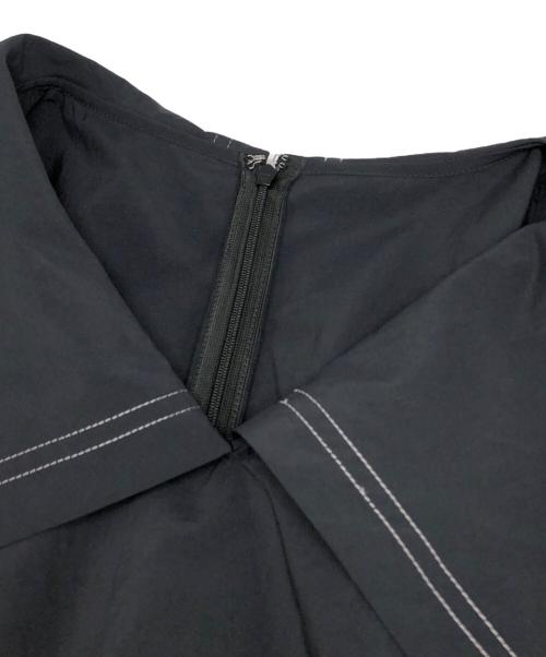 #Newans（ハッシュニュアンス）#Newans (ハッシュニュアンス) セーラーカラーティアードワンピース ネイビー サイズ:1 未使用品の古着・服飾アイテム