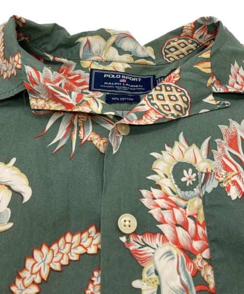 POLO SPORT（ポロスポーツ）POLO SPORT (ポロスポーツ) アロハシャツ グリーン サイズ:Lの古着・服飾アイテム