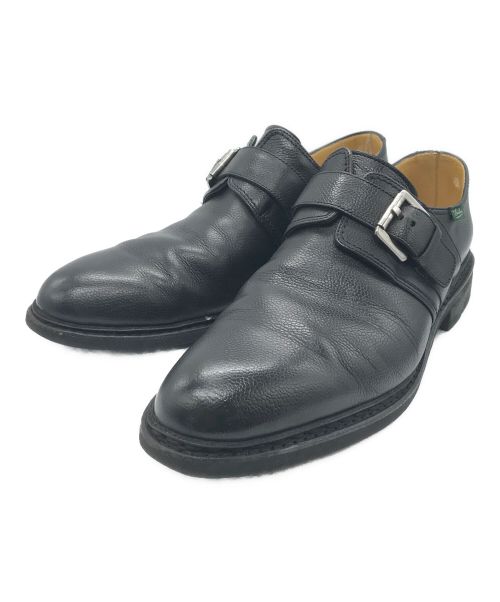 PARABOOT（パラブーツ）PARABOOT (パラブーツ) モンクストラップシューズ ブラック サイズ:9の古着・服飾アイテム