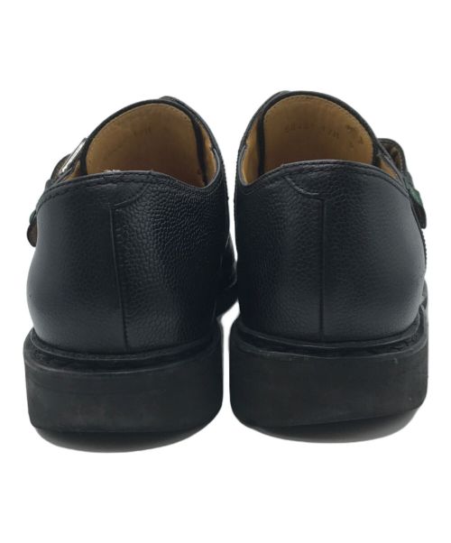 PARABOOT（パラブーツ）PARABOOT (パラブーツ) モンクストラップシューズ ブラック サイズ:9の古着・服飾アイテム
