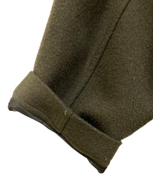 EMMA CLOTHES（エマクローズ）EMMA CLOTHES (エマクローズ) オーバーサイズ ビーバーメルトン ロングチェスターコート カーキ サイズ:SIZE Mの古着・服飾アイテム