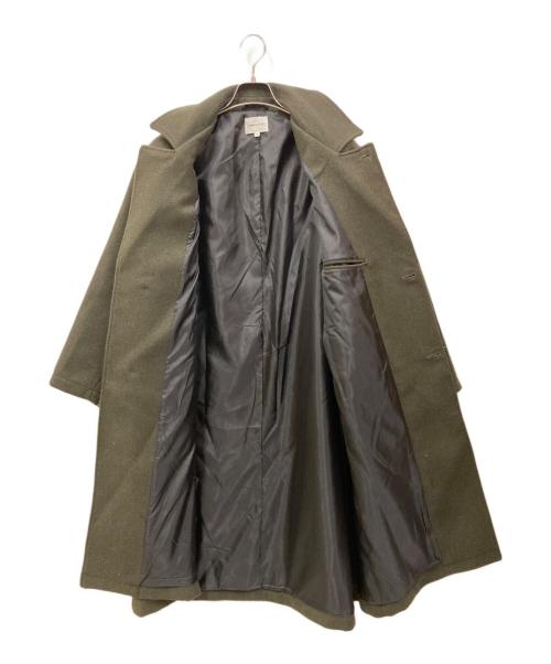 EMMA CLOTHES（エマクローズ）EMMA CLOTHES (エマクローズ) オーバーサイズ ビーバーメルトン ロングチェスターコート カーキ サイズ:SIZE Mの古着・服飾アイテム