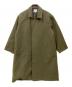 EMMA CLOTHES（エマクローズ）の古着「オーバーサイズ ビーバーメルトン ロングチェスターコート」｜カーキ