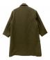 EMMA CLOTHES (エマクローズ) オーバーサイズ ビーバーメルトン ロングチェスターコート カーキ サイズ:SIZE M：3000円