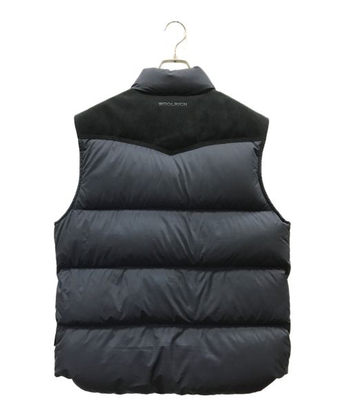 WOOLRICH（ウールリッチ）WOOLRICH (ウールリッチ) WESTERN DOWN VEST ネイビー サイズ:Lの古着・服飾アイテム