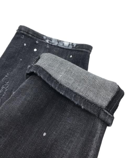 DSQUARED2（ディースクエアード）DSQUARED2 (ディースクエアード) ジェニファークロップドデニム ブラック サイズ:Mの古着・服飾アイテム