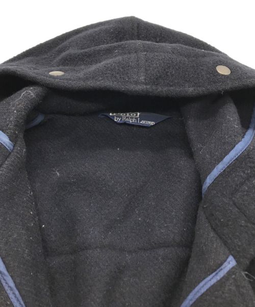 POLO RALPH LAUREN（ポロ・ラルフローレン）POLO RALPH LAUREN (ポロ・ラルフローレン) ダッフルコート ブラック サイズ:Mの古着・服飾アイテム