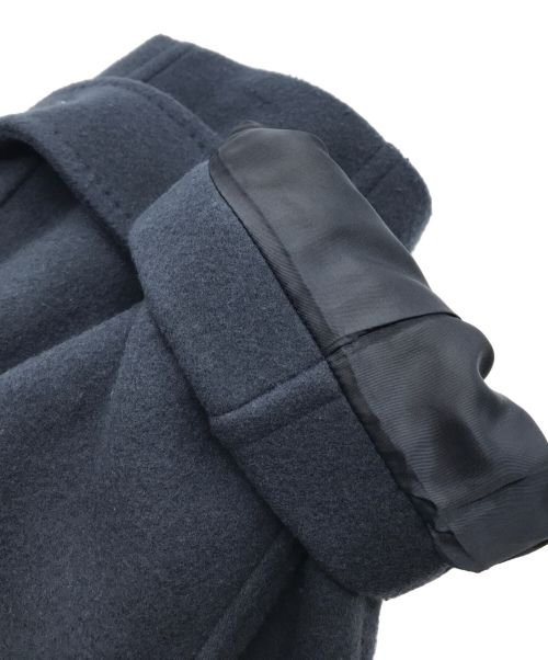 FRAY ID（フレイ アイディー）FRAY ID (フレイ アイディー) スタンドカラーバルマカンコート ネイビーの古着・服飾アイテム