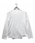 LACOSTE (ラコステ) COMME des GARCONS SHIRT (コムデギャルソンシャツ) ツイストカットソー ホワイト サイズ:S：8000円