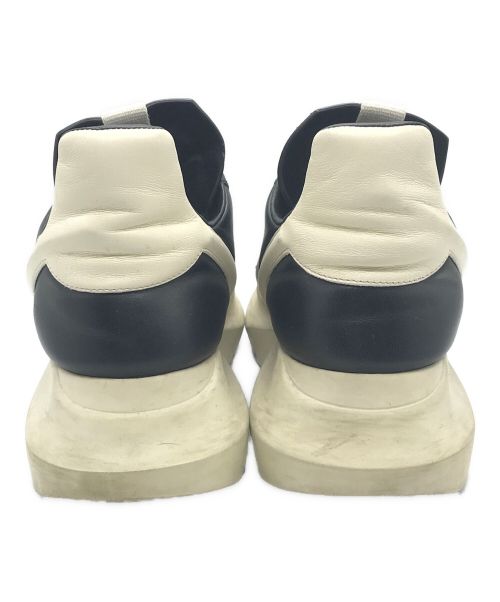 RICK OWENS（リックオウエンス）RICK OWENS (リックオウエンス) STROBE GEO GETH ランナー ホワイト×ブラック サイズ:38の古着・服飾アイテム