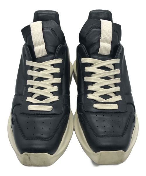 RICK OWENS（リックオウエンス）RICK OWENS (リックオウエンス) STROBE GEO GETH ランナー ホワイト×ブラック サイズ:38の古着・服飾アイテム