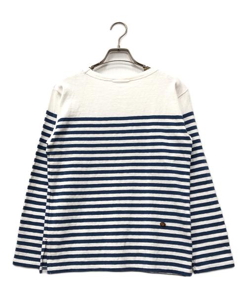 45R（フォーティファイブ・アール）45R (フォーティファイブ・アール) バスクシャツ ブルー サイズ:1の古着・服飾アイテム