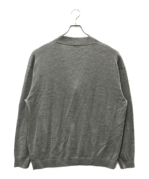 ATON（エイトン）ATON (エイトン) オーバーサイズ カーディガン グレー サイズ:06の古着・服飾アイテム